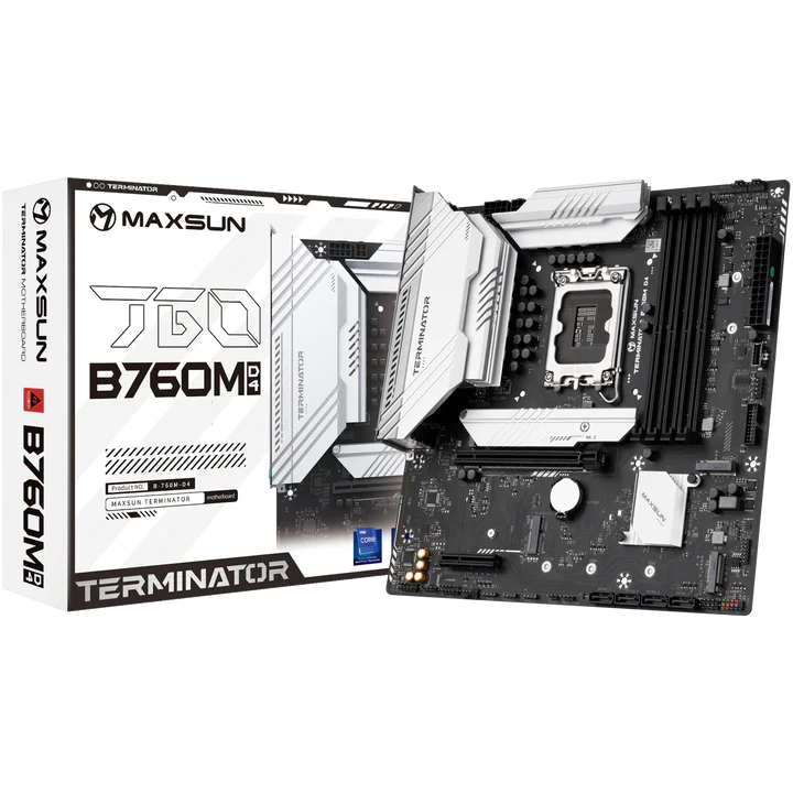 Материнская плата Maxsun Terminator B760M D4 - MS-TERMINATOR B760M D4 - фото 6
