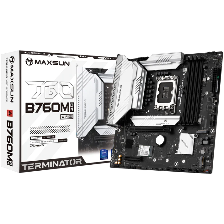 Материнская плата Maxsun Terminator B760M D4 WIFI6E - MS-TERMINATOR B760M D4 WIFI6E - фото 6