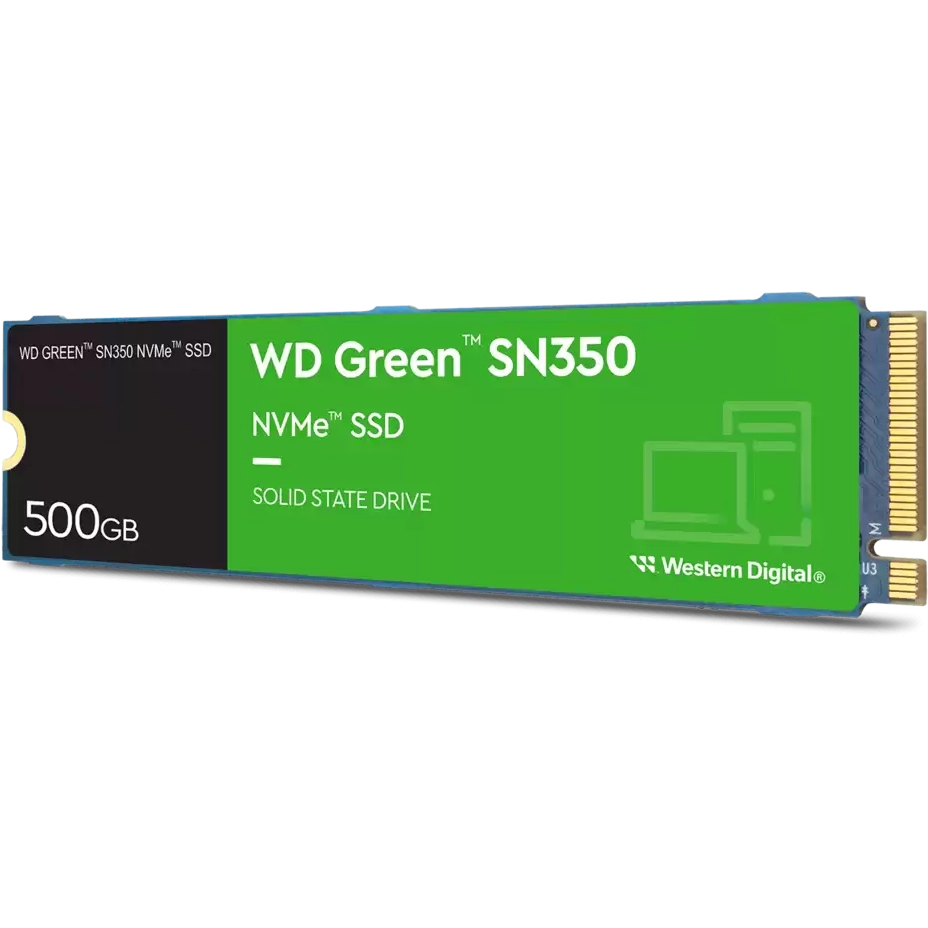 Накопитель SSD 500Gb WD Green SN350 (WDS500G2G0C)