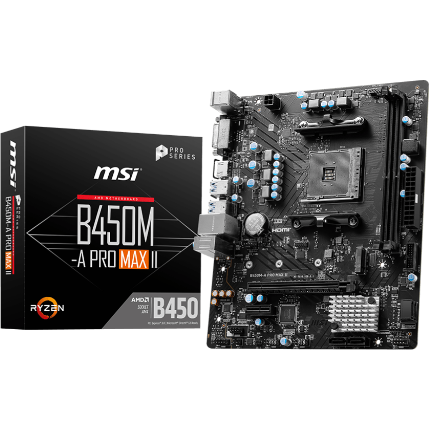 Материнская плата MSI B450M-A PRO MAX II - фото 5