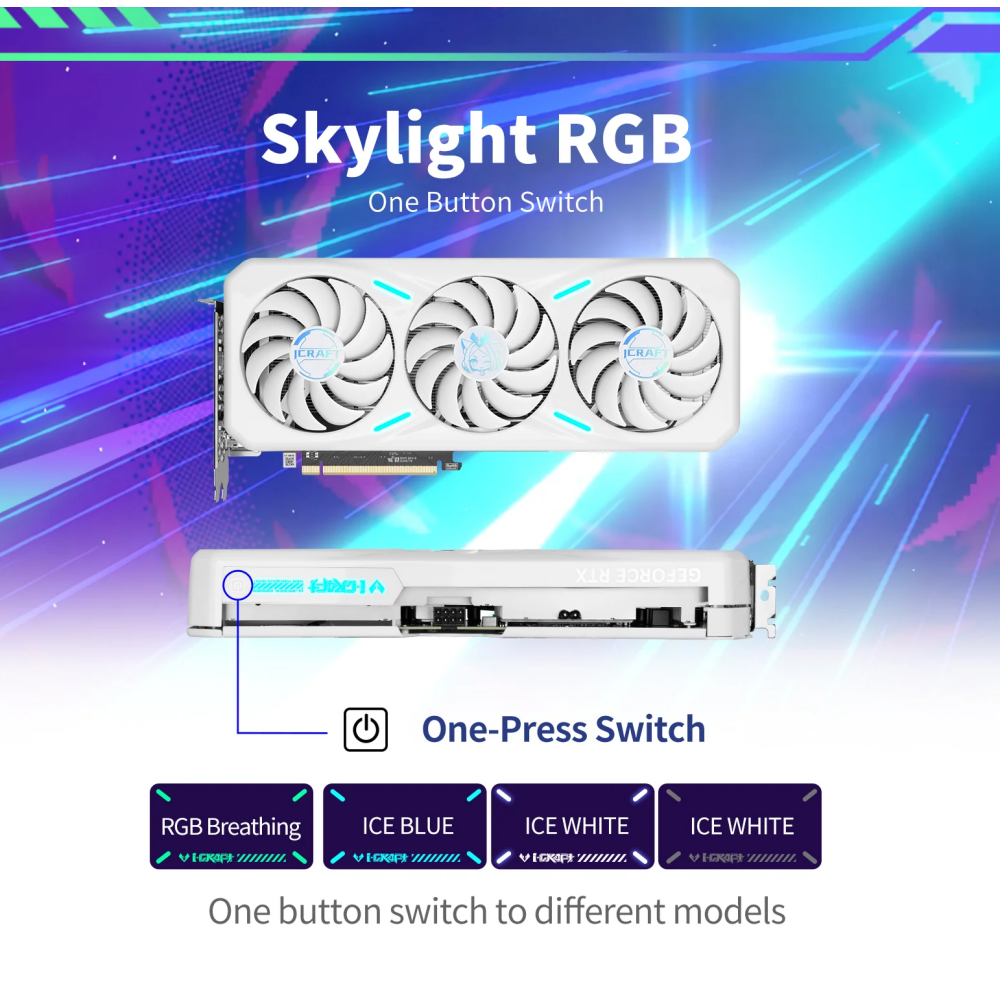 Видеокарта NVIDIA GeForce RTX 4060 Maxsun 8Gb (RTX4060 ICRAFT OC 8G) - фото 7