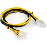 Кабель удлинительный 8-pin EPS - 8-pin EPS, 0.5м, ExeGate EX-EXT-8M8F-0.5 (EX294790RUS)