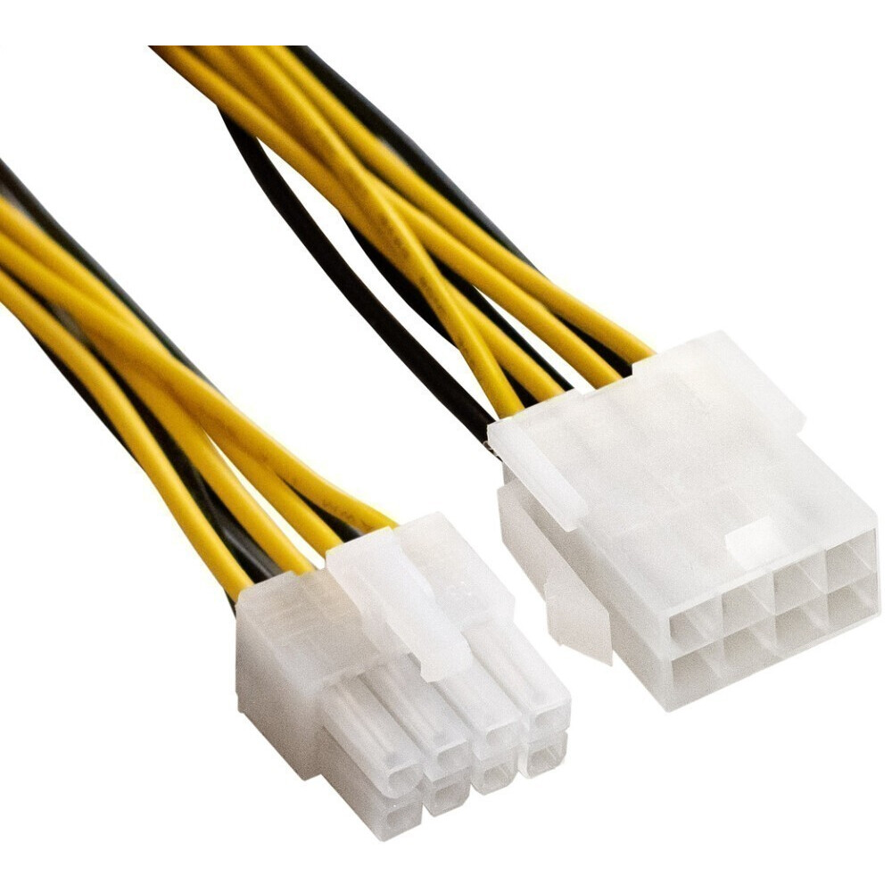 Кабель удлинительный 8-pin EPS - 8-pin EPS, 0.5м, ExeGate EX-EXT-8M8F-0.5 - EX294790RUS - фото 2