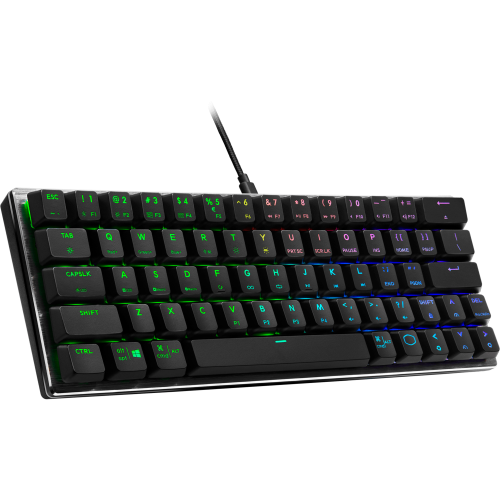 Клавиатура Cooler Master SK620 Black (Brown Switch) (SK-620-GKTM1-RU) - фото 2