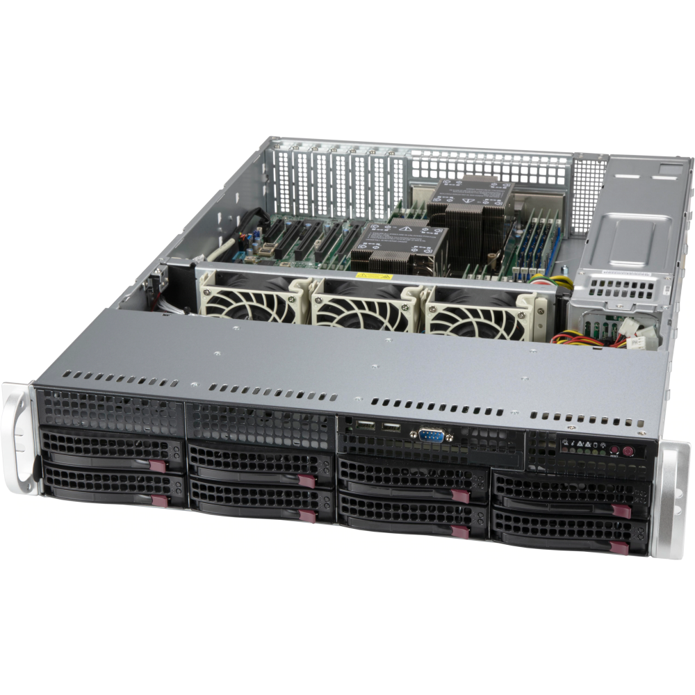 Серверный корпус SuperMicro CSE-825BTQC-R1K23LPB