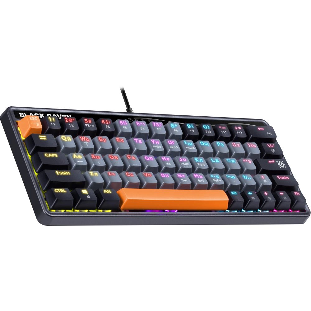 Клавиатура Defender Black Raven GK-417 - 45413 - фото 2