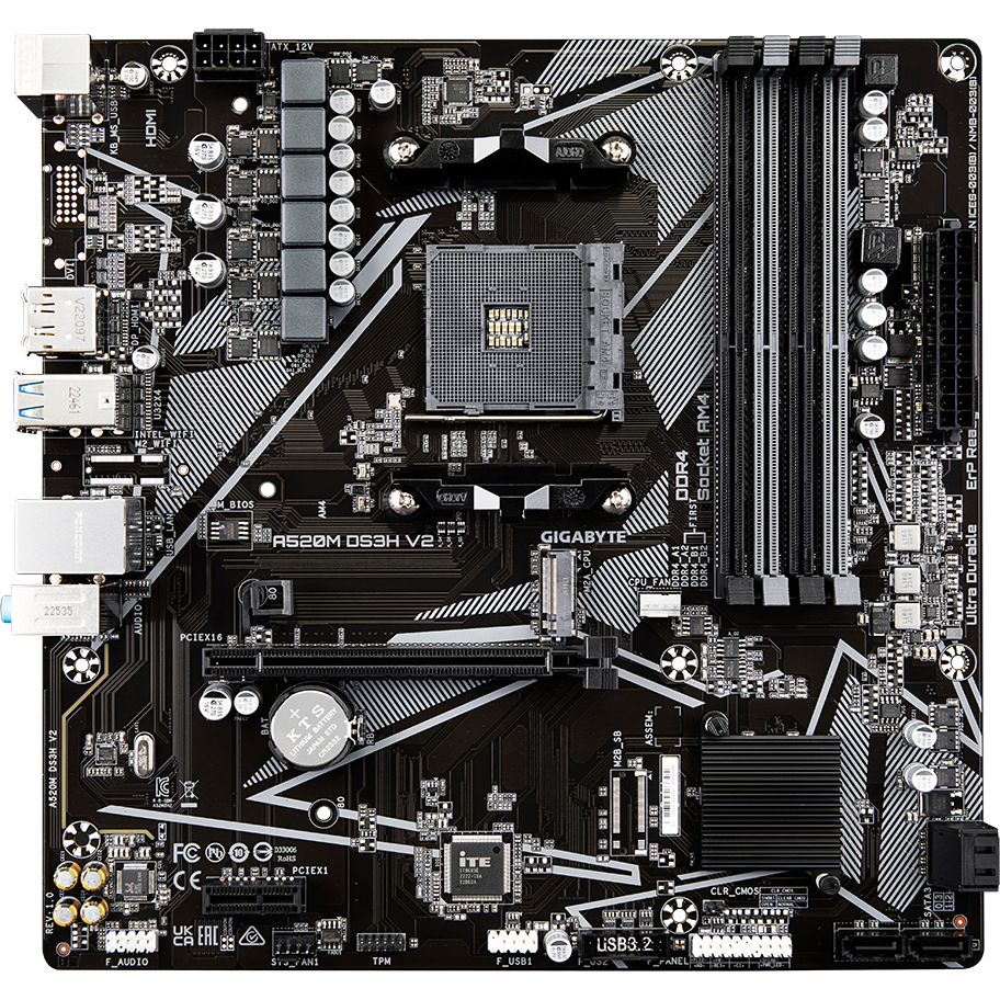 ПК AMD Ryzen 5 5500 / NVIDIA RTX 3060 / 32 ГБ / SSD 480 ГБ