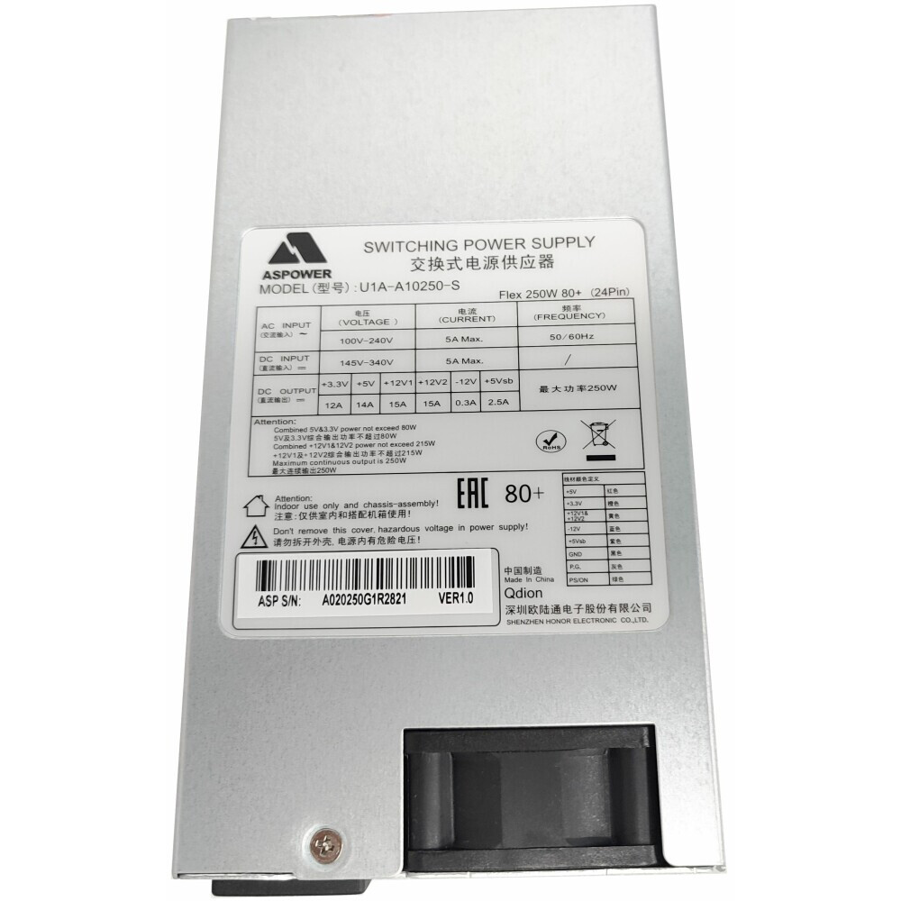 Блок питания Qdion U1A-A10250-S 250W - фото 2