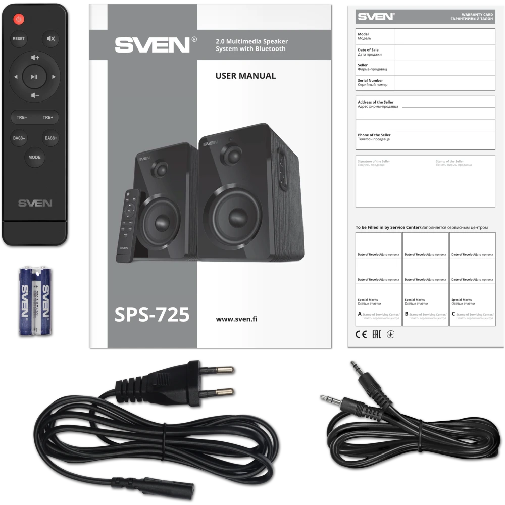 Колонки Sven SPS-725 Black - SV-021184 - фото 7