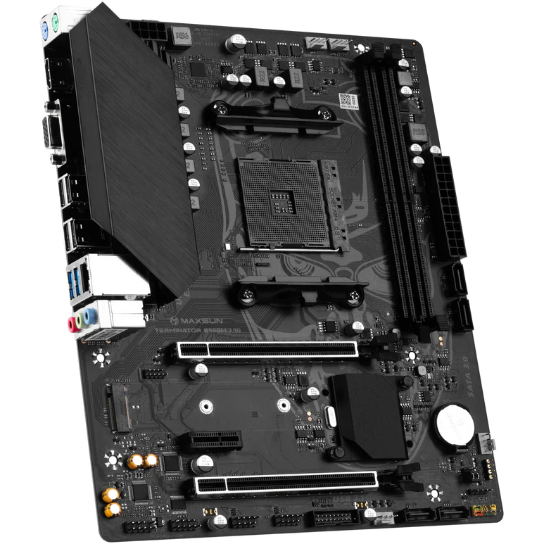 Материнская плата Maxsun Terminator B550M 2.5G - MS-TERMINATOR B550M 2.5G - фото 3