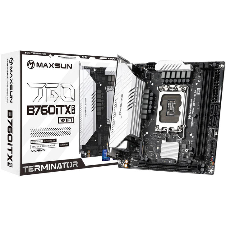 Материнская плата Maxsun Terminator B760ITX D4 WIFI - MS-TERMINATOR B760ITX D4 WIFI - фото 6
