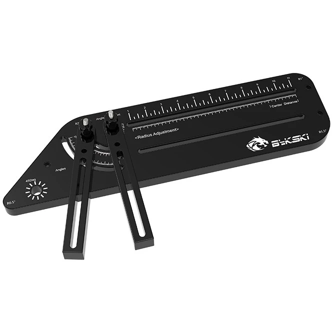 Лекало для трубок СЖО Bykski B-PCTOOL-X Black (C13-0085) - фото 2