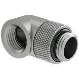 Угловой фитинг для СЖО Barrow TWT90-v2.5 White Silver (BA3165)