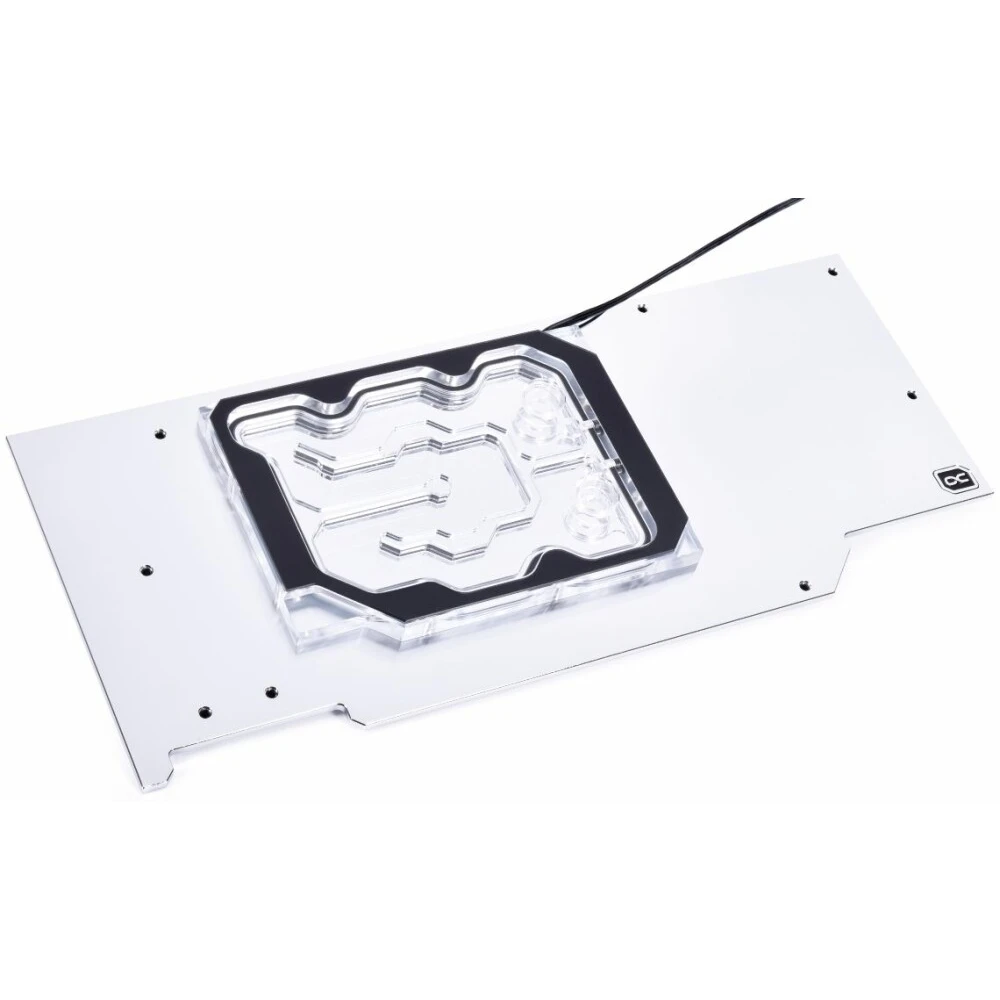 Активный бэкплейт для водоблока СЖО Alphacool Eisblock Aurora GPX-N Acryl 3080/3090 Suprim X (13040) - фото 2