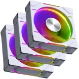 Вентилятор для корпуса Phanteks D30 DRGB PWM White (3 шт.) (PH-F120D30_DRGB_PWM_WT01_3P)