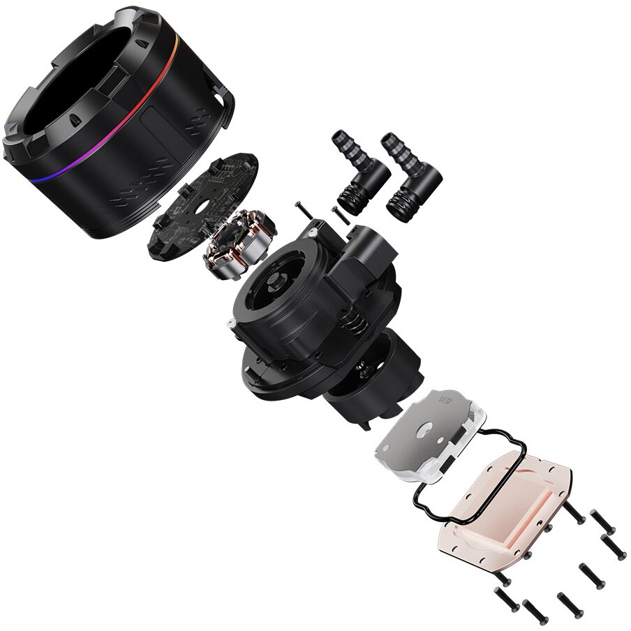 Система жидкостного охлаждения ID-COOLING SL360 BLACK - фото 4