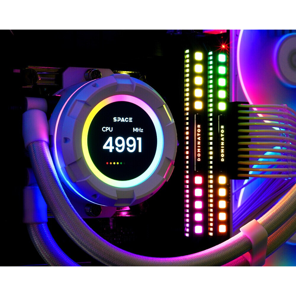 Система жидкостного охлаждения ID-COOLING SL360 WHITE - фото 6