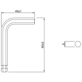 Ключ для сборки СЖО Bykski B-SN-D8 (C13-0125)