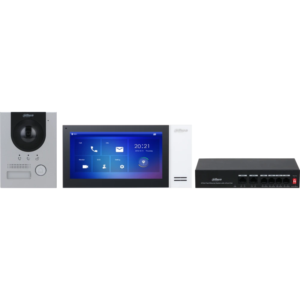 Видеодомофон Dahua DHI-KTP01L(S)