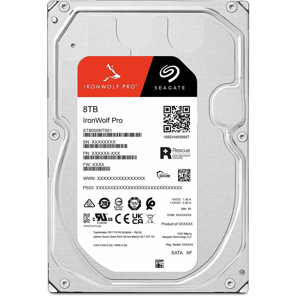 Жёсткий диск 8TB SATA-III Seagate IronWolf Pro (ST8000NT001)