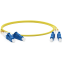 Патч-корд Hyperline FC-D2-9-LC/ULLUR-LC/ULLUR-H-5M-LSZH-YL, 5м
