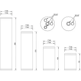 Резервуар Barrow YPH65-220 V2 Black (BA0257)