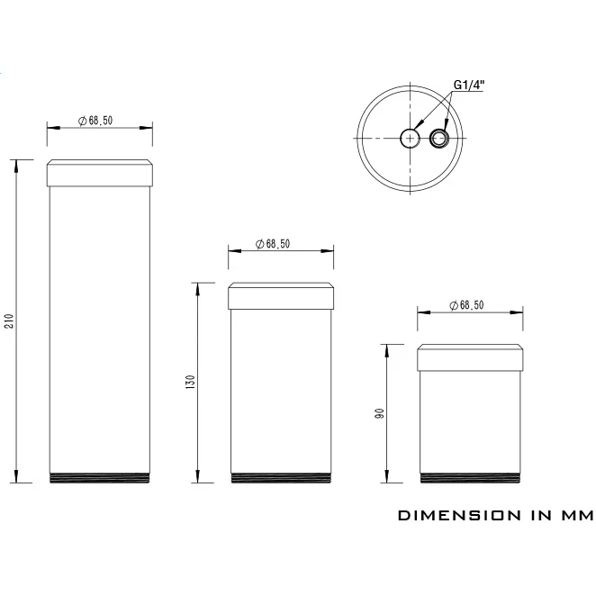 Резервуар для СЖО Barrow YKD5G65-210 White (BA0345) - фото 2