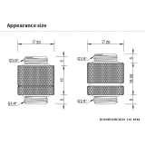 Прямой фитинг Barrow THDJ15-V1 Silver (BA1763)