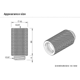 Прямой фитинг Barrow TNYZ-G30 Gold (BA1068)