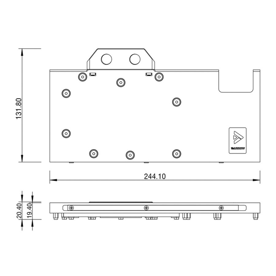 Водоблок для видеокарты Barrow BS-AMD6900XT-PA (BA2890) - фото 5