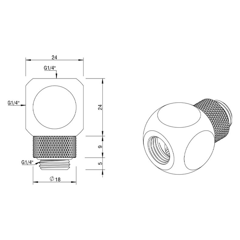 Разветвитель для СЖО Barrow TX3T-A01 White (BA0045) - фото 2