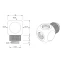 Разветвитель для СЖО Barrow TX4T-A01 White (BA0048) - фото 2