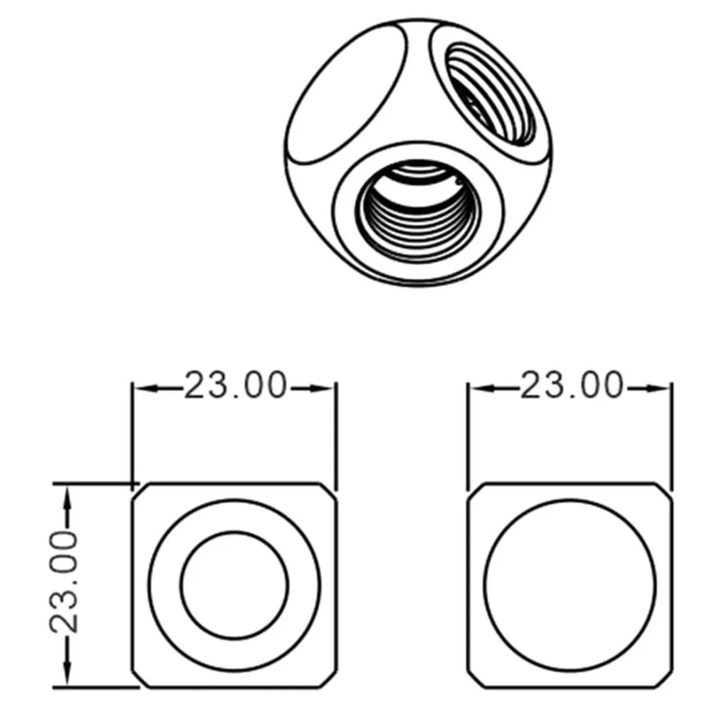 Разветвитель для СЖО Bykski B-TE3-X Black (C10-0374) - фото 2