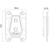 Водоблок для процессора Bykski CPU-XPR-B-M-V2 (C2-0035)