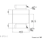 Прямой фитинг Bykski B-DTSO-S White (C10-0063) - фото 2