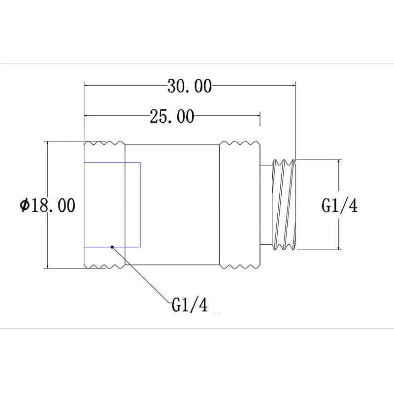 Прямой фитинг Bykski B-EXJ-25 White (C10-0103) - фото 2