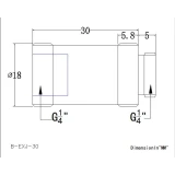 Прямой фитинг Bykski B-EXJ-30 Black (C10-0111)