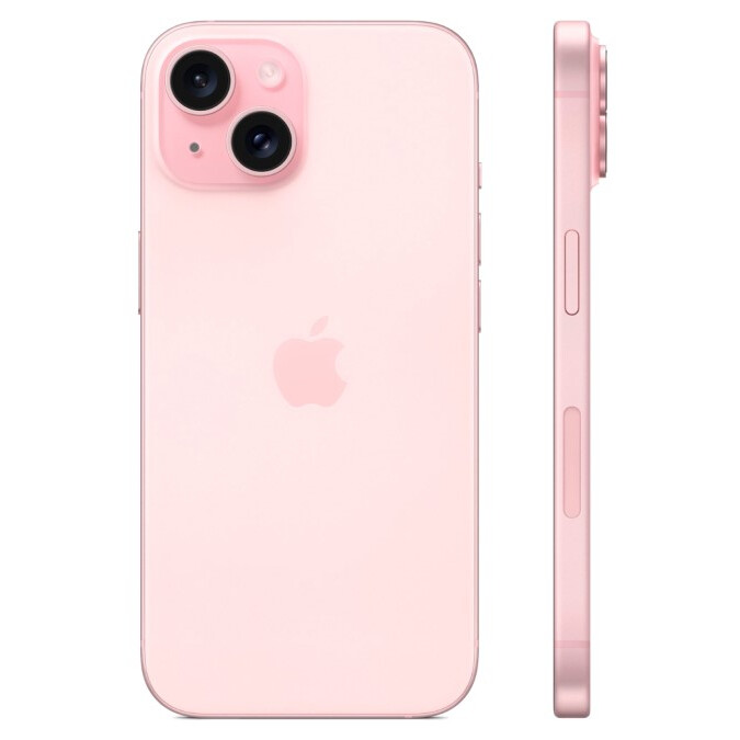 Смартфон Apple iPhone 15 256Gb Pink (MTLK3CH/A) - фото 3