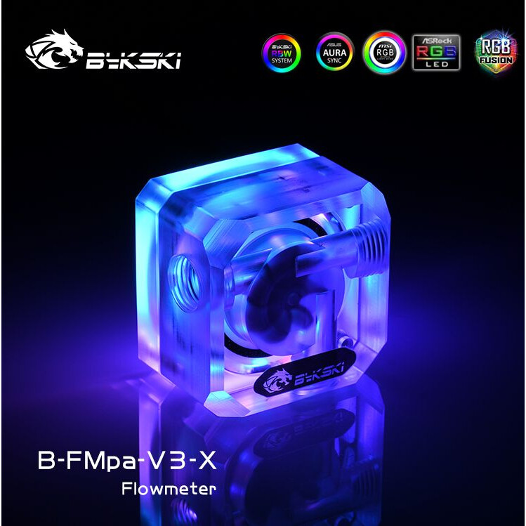 Датчик потока для СЖО Bykski B-FMpa-V3-X 5V A-RGB (C13-0036) - фото 8