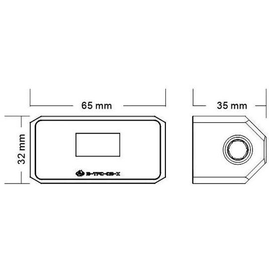 Датчик температуры для СЖО Bykski B-TFC-CS-X Black (C13-0138) - фото 4