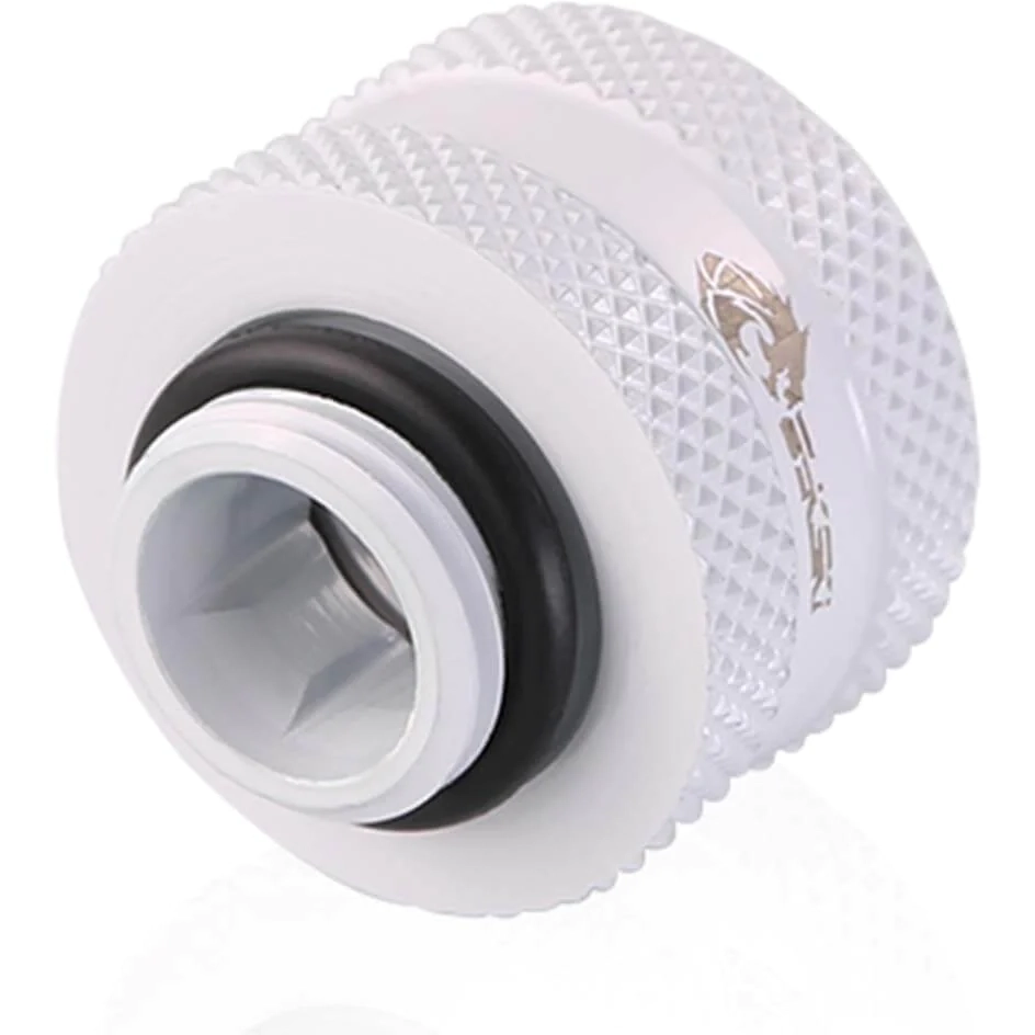 Прямой фитинг для СЖО Bykski B-HTJV2-L16 White (C10-0309) - фото 2