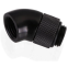 Угловой фитинг для СЖО Bykski B-RD45-X Black (C10-0340)