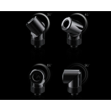 Угловой фитинг для СЖО Bykski GD-SK Black (C10-0490)