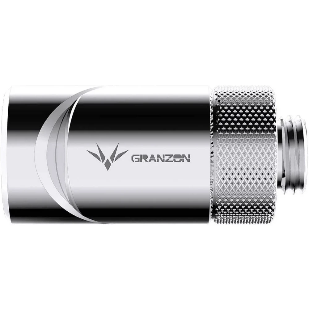 Угловой фитинг для СЖО Bykski GD-SK Silver (C10-0491) - фото 2