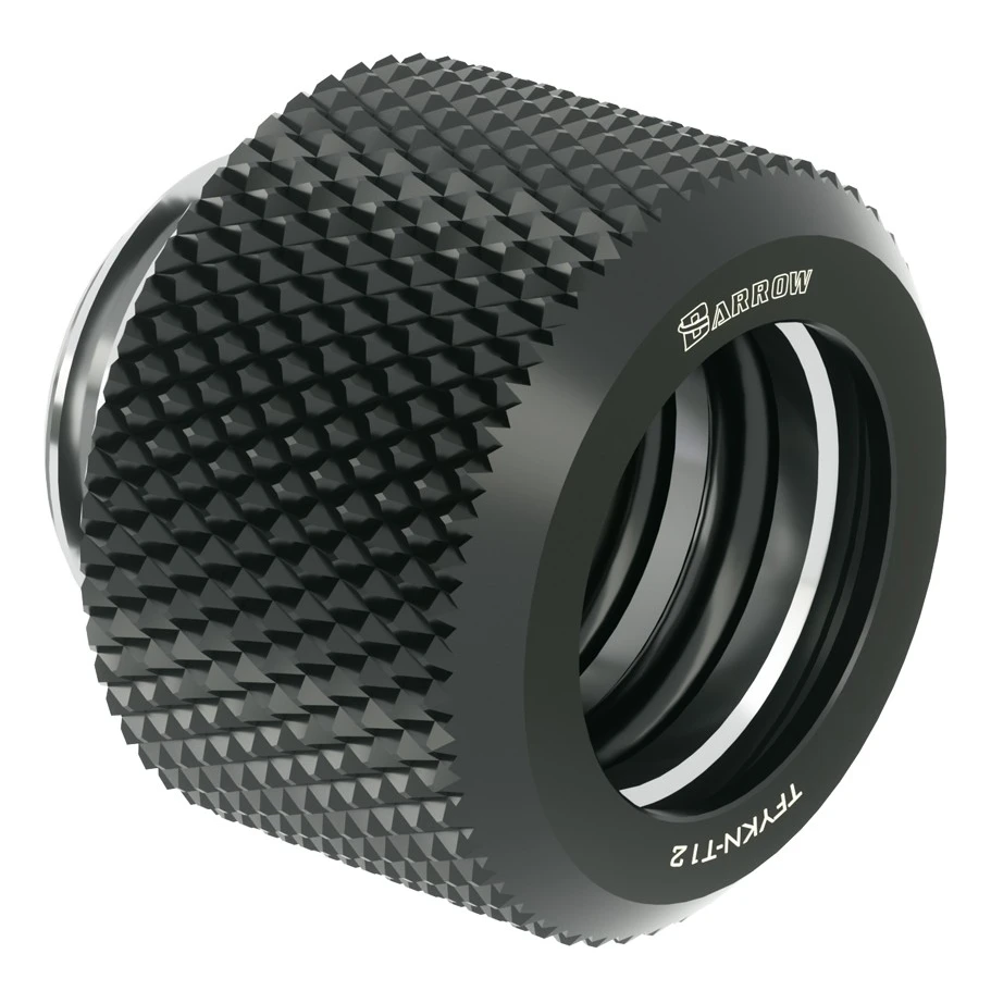 Фитинг для СЖО Barrow TFYKN-T12 Black (BA1950)