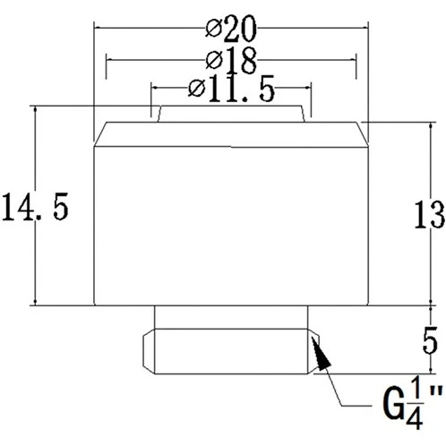 Фитинг для СЖО Bykski B-FT3-TK-V2 Black (C10-0200) - фото 2