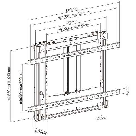Кронштейн Wize FH70A Black - фото 3