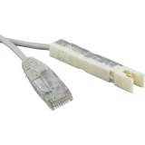 Патч-корд Hyperline PC-110-RJ45-1P-CX-3M-LSZH-GY, 3м