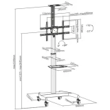 Мобильная стойка FIX TTV06-46TW