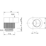 Адаптер для СЖО Barrow TX360PZ Silver (BA0078)